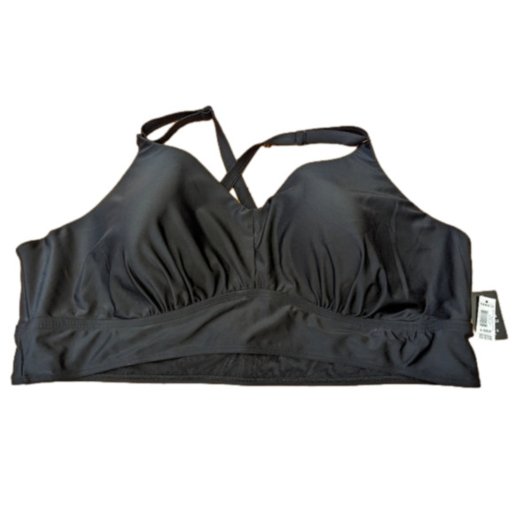 Torrid Wire-Free Bra Racerback Bikini Top plus size 4x DD/F, new! - Picture 6 of 7